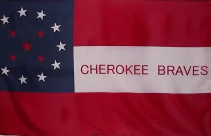 Cherokee Braves flag